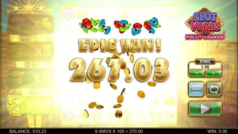 Slot Vegas Fully Loaded slot screenshot 