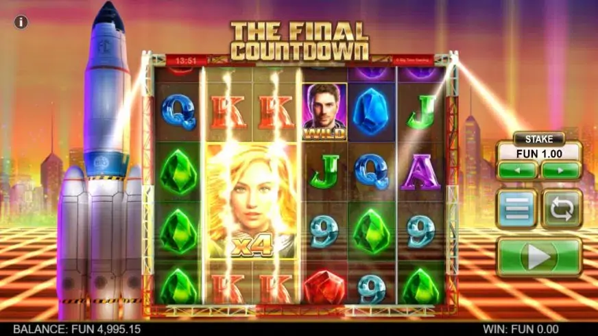 The Final Countdown slot screenshot 2