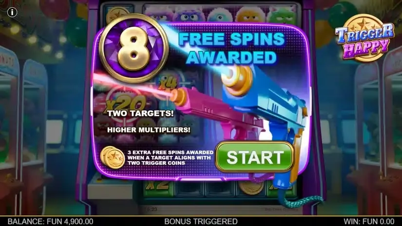 Trigger Happy slot screenshot 2