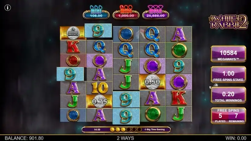 White Rabbit 2 slot screenshot 3