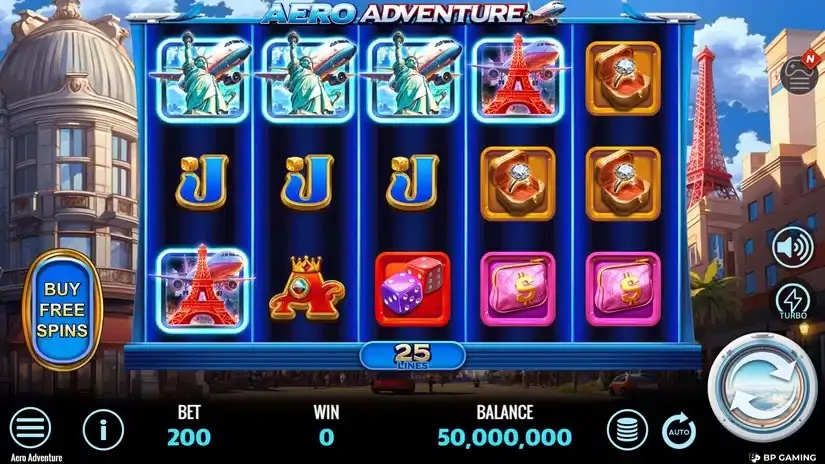 Aero Adventure slot screenshot 