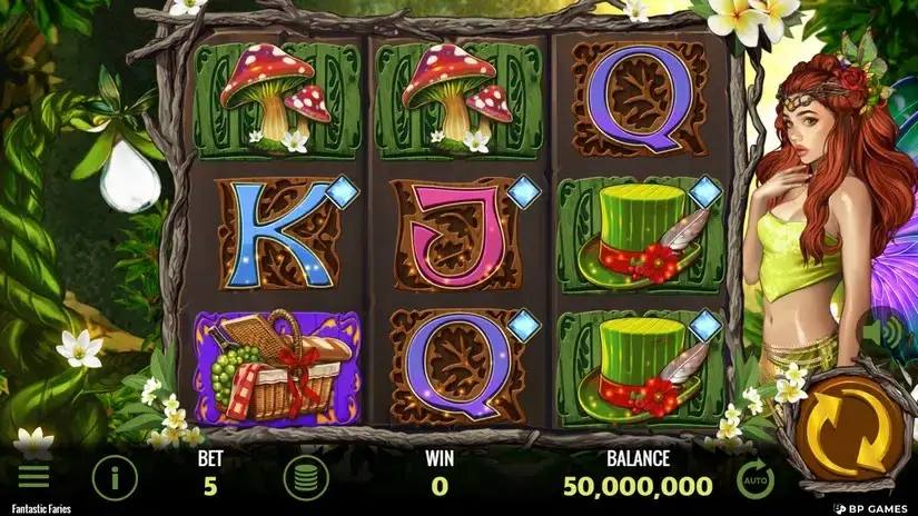 Fantastic Fairies slot screenshot 