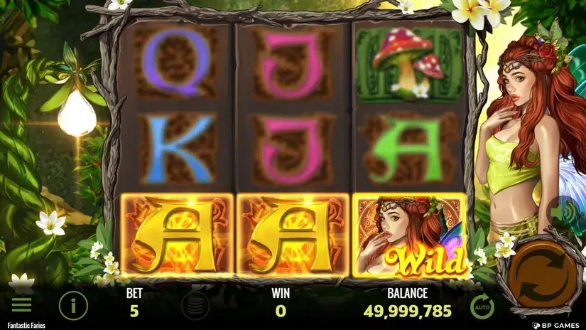 Fantastic Fairies slot screenshot 