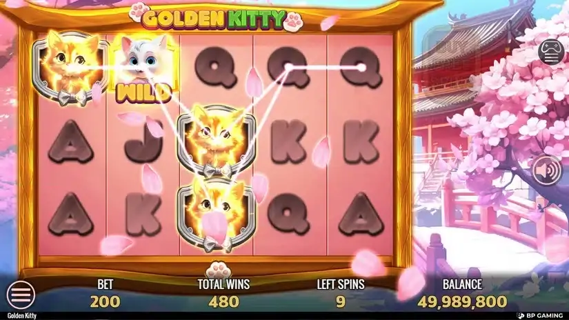 Golden Kitty slot screenshot 5