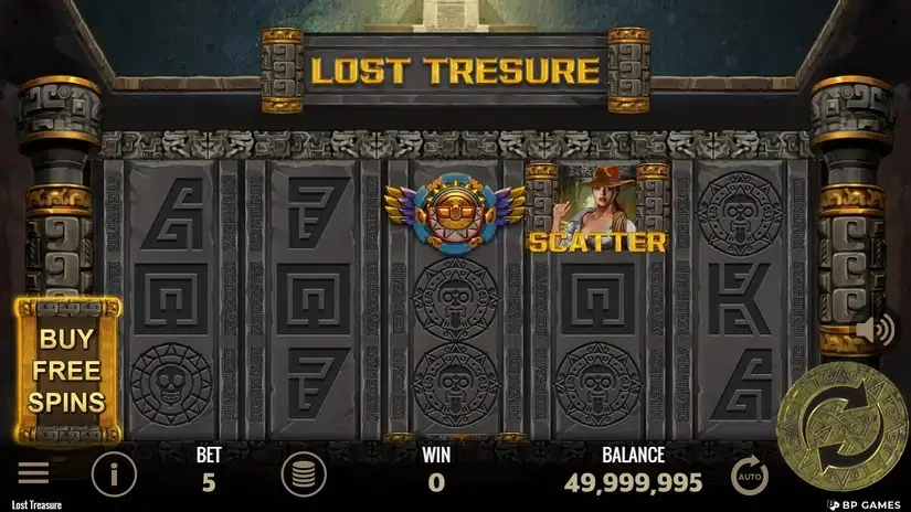 Lost Treasure slot screenshot 1