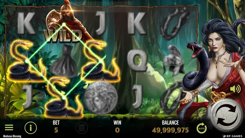 Medusa’s Blessing slot screenshot 2