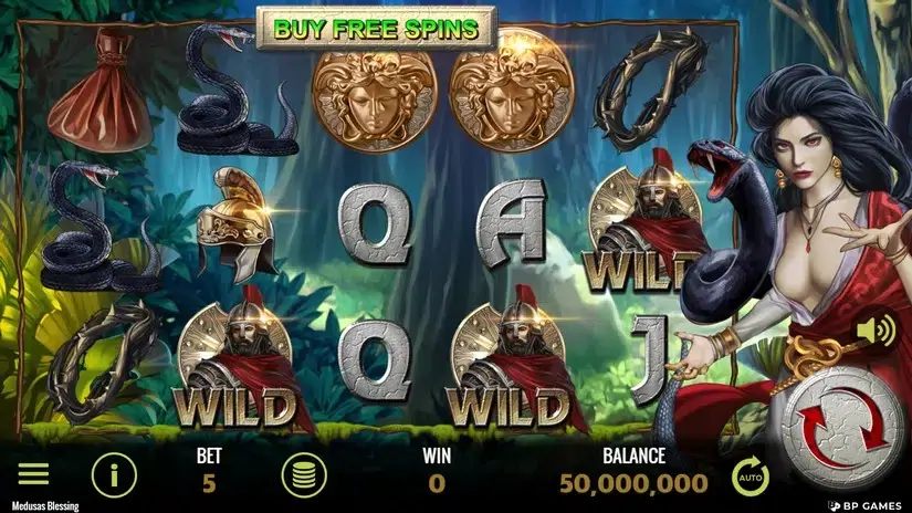 Medusa’s Blessing slot screenshot 1