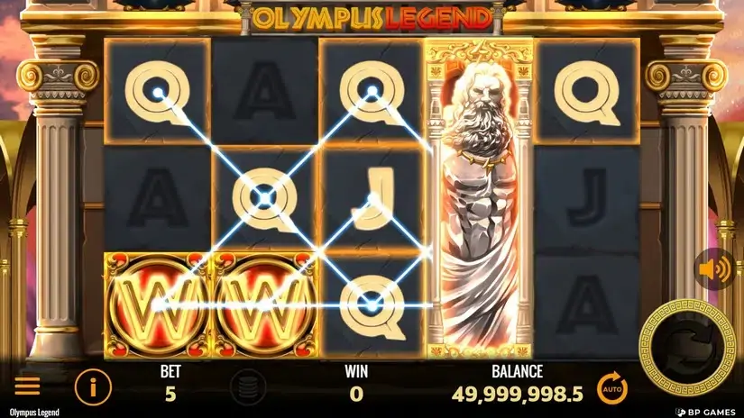 Olympus Legend slot screenshot 4
