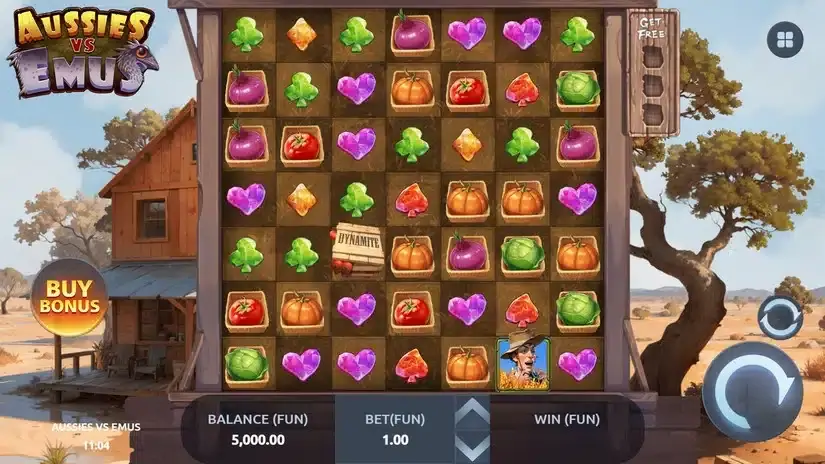 Aussies vs Emus slot screenshot