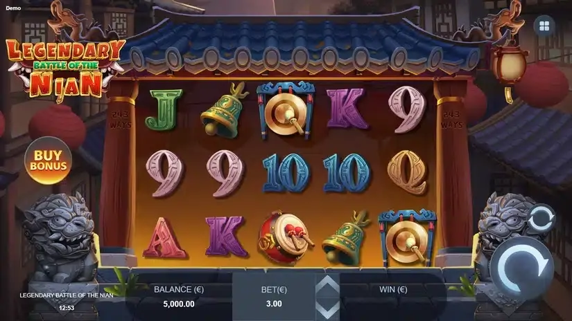 Legendary Battle of the Nian slot screenshot