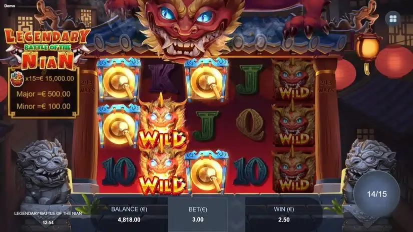Legendary Battle of the Nian slot screenshot 5