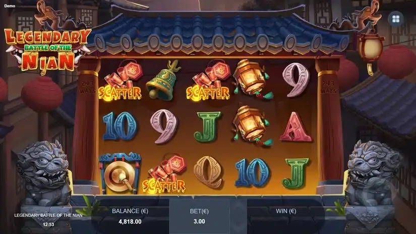 Legendary Battle of the Nian slot screenshot 3