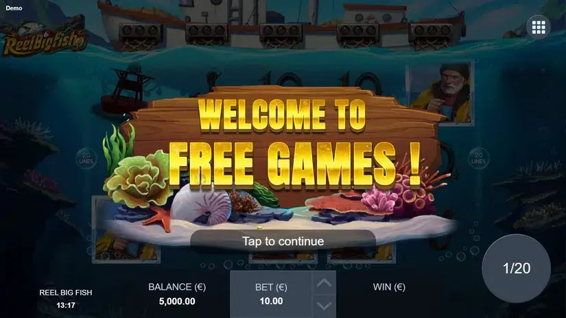 Reel Big Fish slot screenshot 5