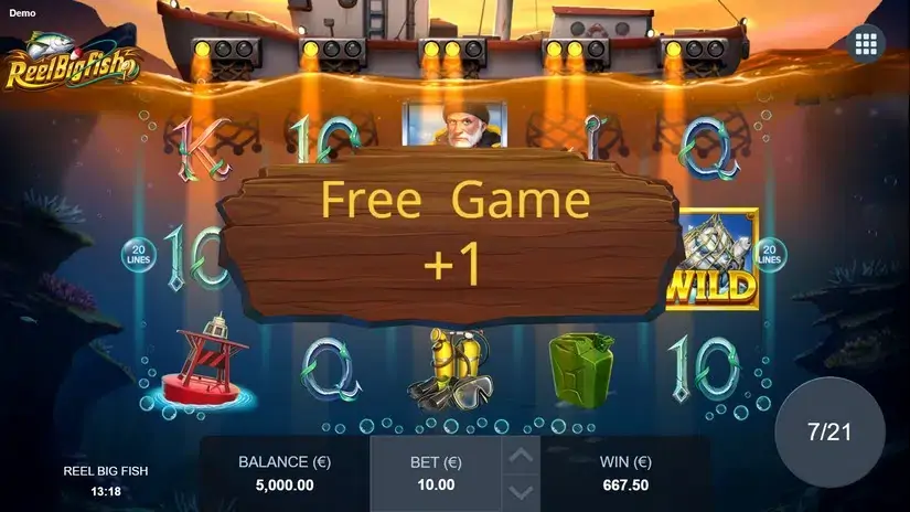 Reel Big Fish slot screenshot 7