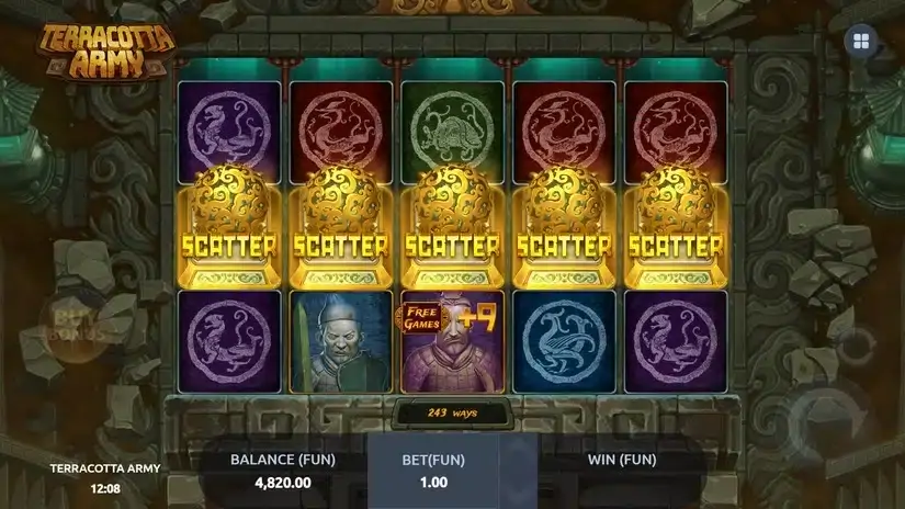 Terracotta Army slot screenshot 2