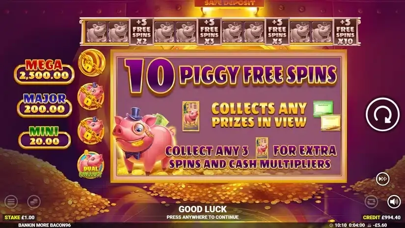 Bankin’ More Bacon slot screenshot 4
