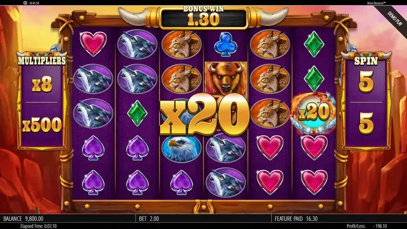 Bison Bonanza slot screenshot 7