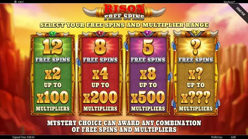 Bison Bonanza slot screenshot 4