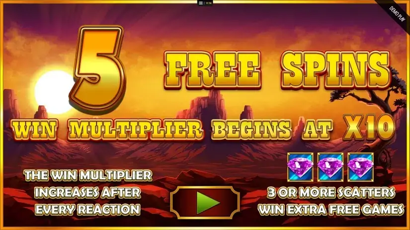 Bison Rising Megaways slot screenshot 5