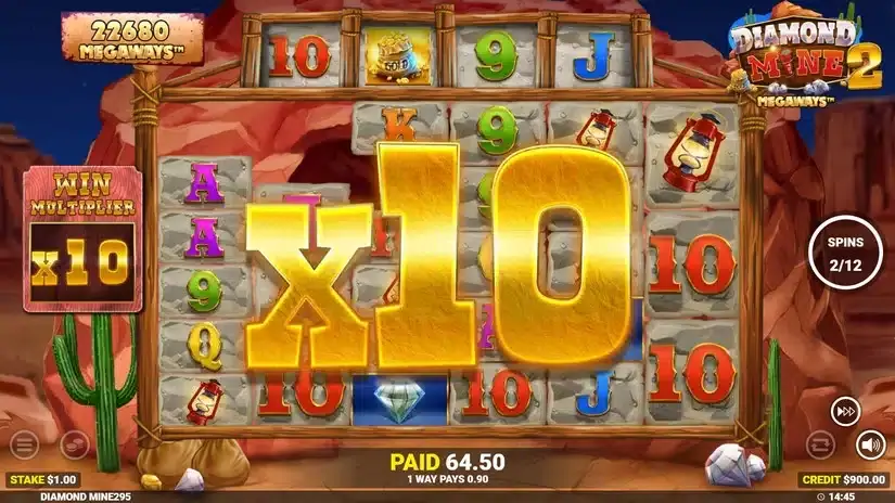 Diamond Mine 2 Megaways slot screenshot 5
