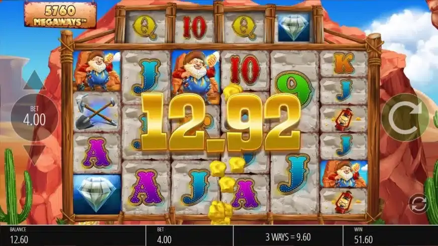 Diamond Mine slot screenshot 2