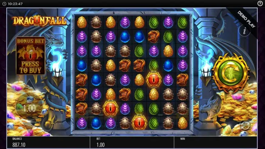 Dragon Fall slot screenshot 3