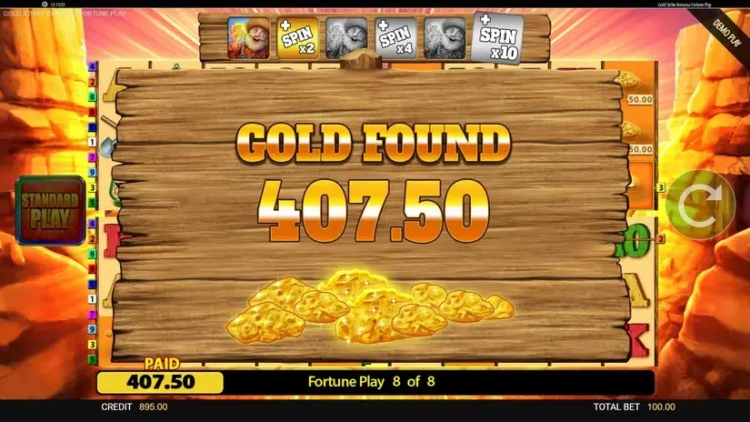 Gold Strike Bonanza Fortune Play slot screenshot 6