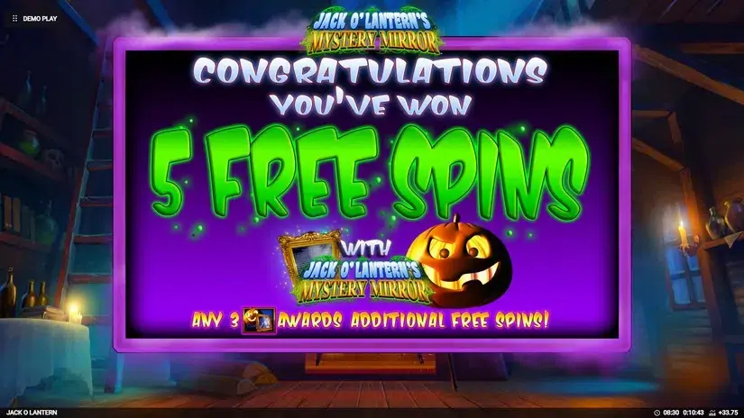 Jack o’Lantern’s Mystery Mirrors slot screenshot 4