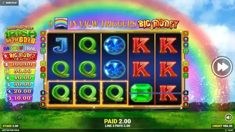 Luck O’ The Irish Go For Gold slot screenshot 2