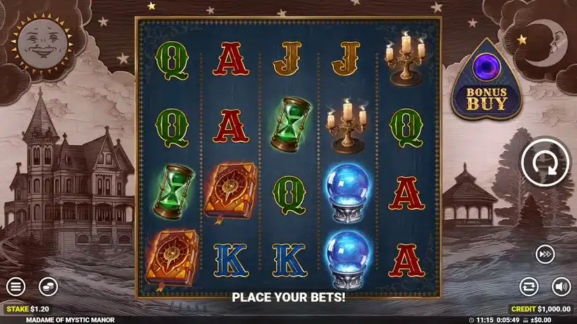 Madame of Mystic Manor slot screenshot 