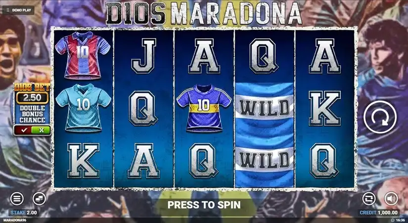 D10S Maradona slot screenshot 1