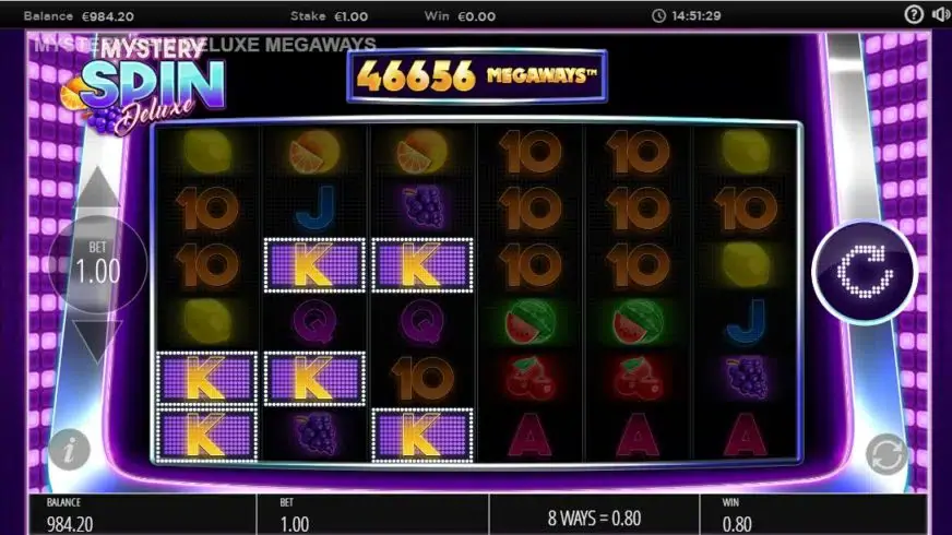 Mystery Spin Deluxe Megaways slot screenshot 3