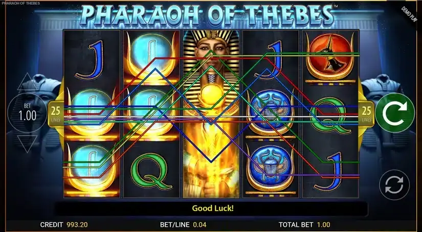 Pharaoh of Thebes slot screenshot 3
