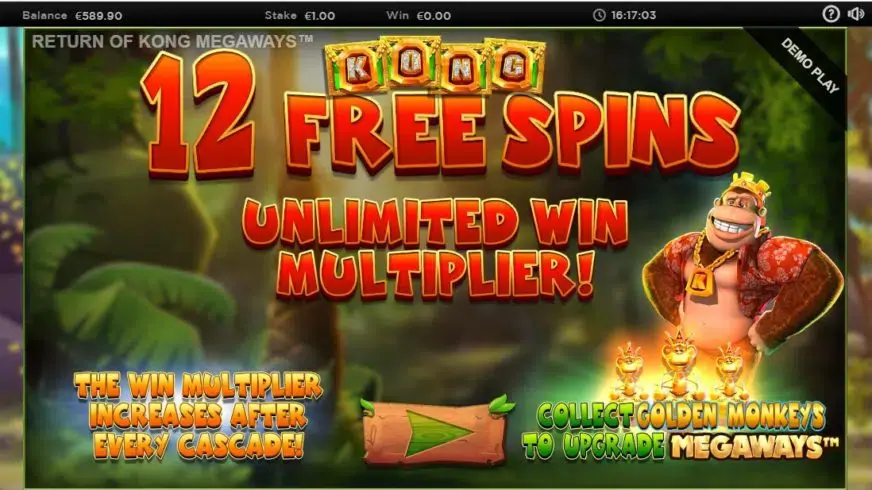 Return of Kong Megaways slot screenshot 4