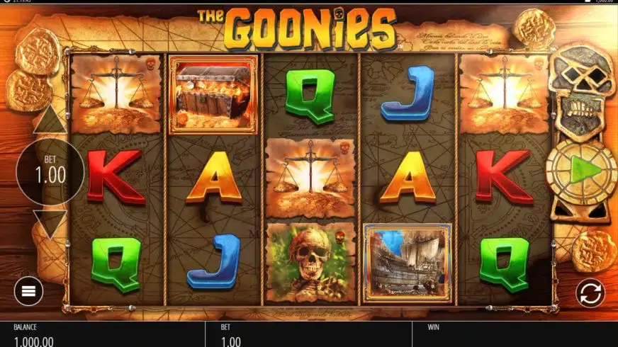 The Goonies slot screenshot 1