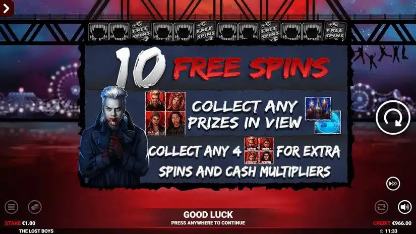 The Lost Boys slot screenshot 4