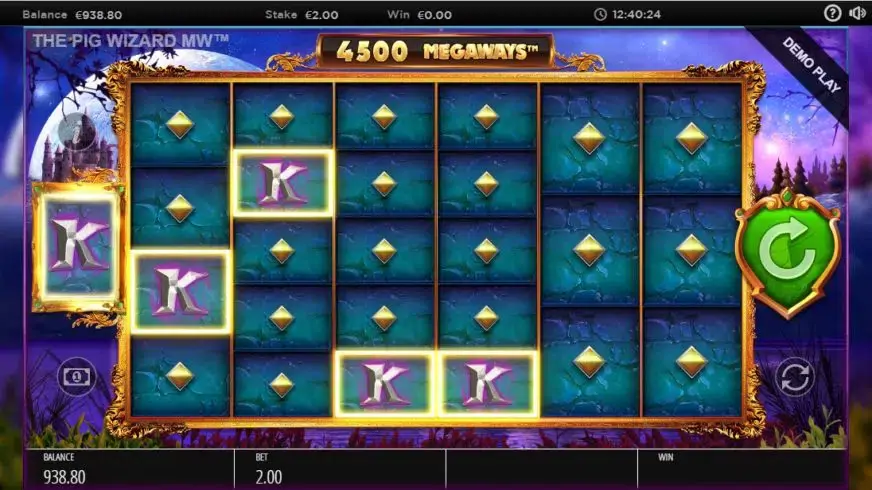 The Pig Wizard Megaways slot screenshot 2