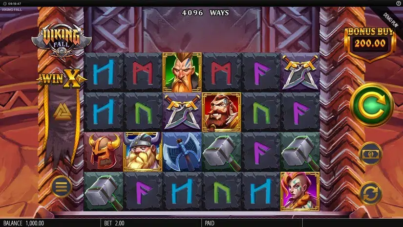 Viking Fall slot screenshot 