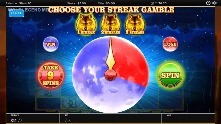 Wolf Legend Megaways slot screenshot 5