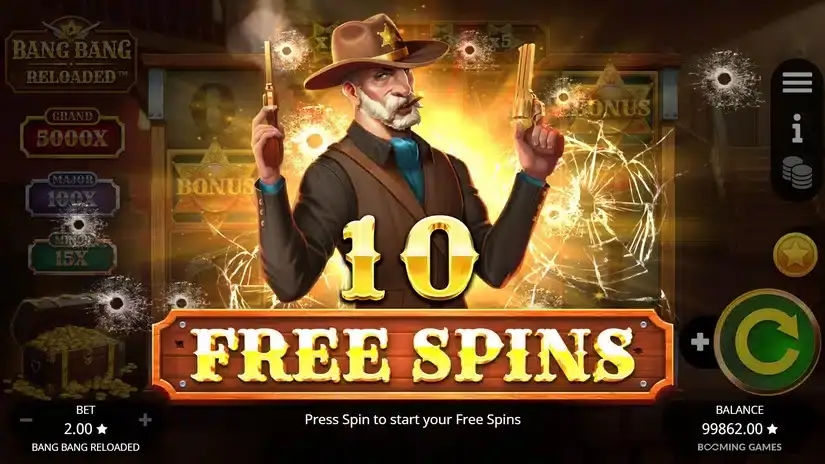 Bang Bang Reloaded slot screenshot 3
