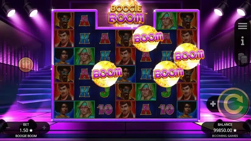 Boogie Boom slot screenshot 2