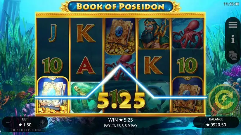 Book of Poseidon slot screenshot 4