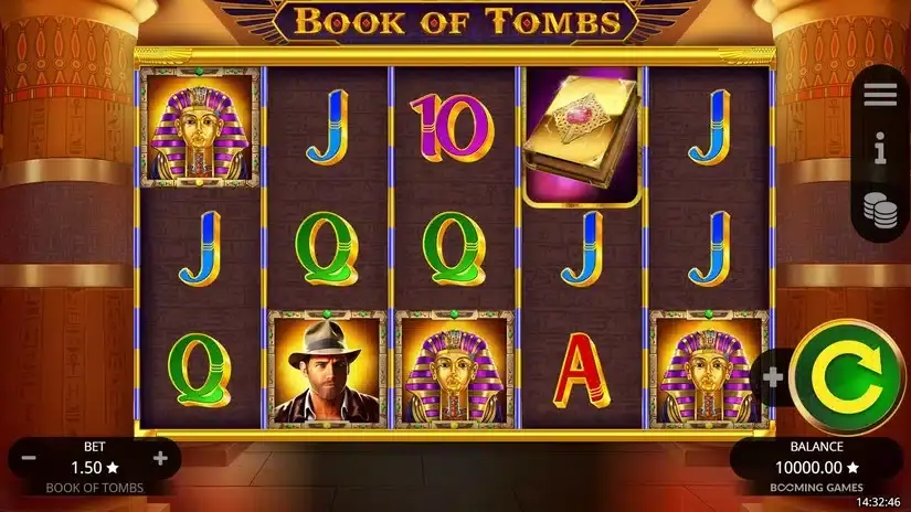 Book of Tombs slot screenshot 