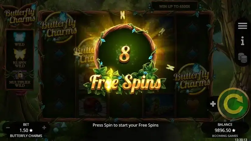 Butterfly Charms slot screenshot 3