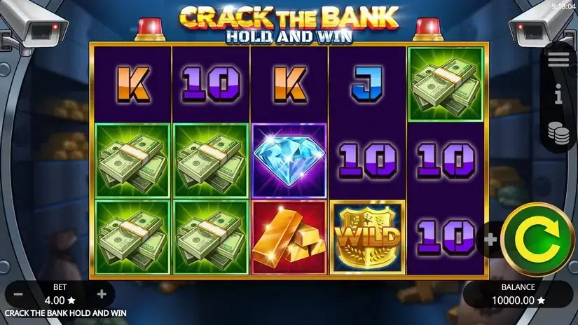 Crack the Bank Hold And Win slot screenshot 