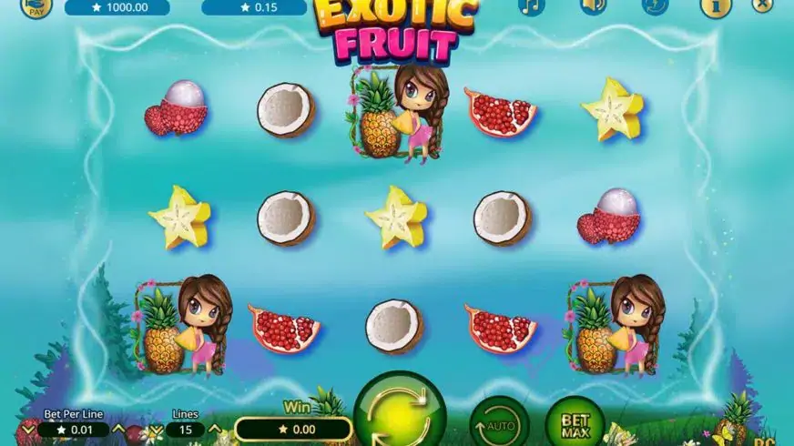 Exotic Fruit slot screenshot 1