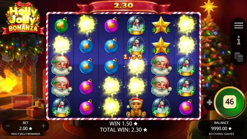 Holly Jolly Bonanza slot screenshot 2