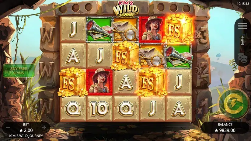 Kim’s Wild Journey slot screenshot 3
