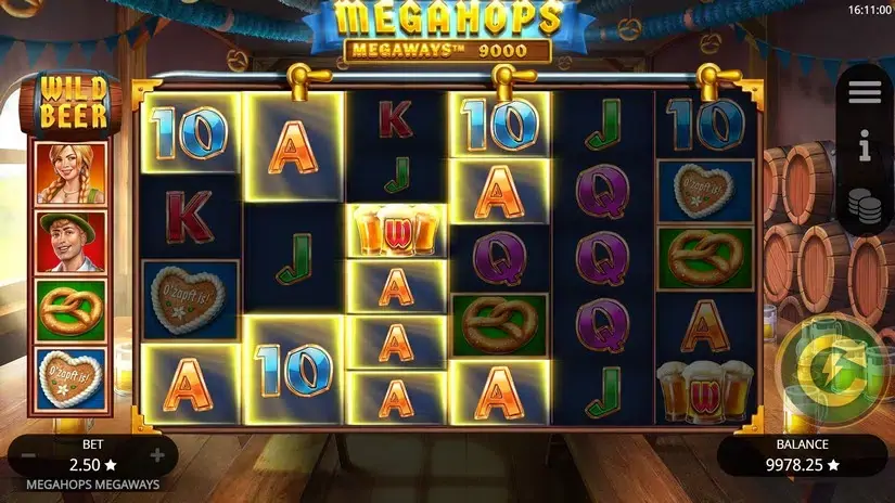 Megahops Megaways slot screenshot 2