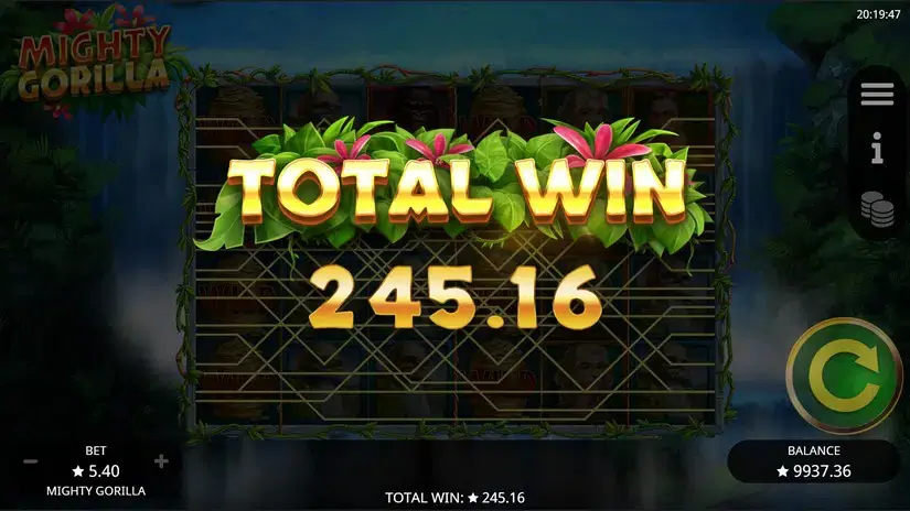 Mighty Gorilla slot screenshot 6
